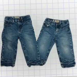 2 pairs Boys skinny fit jeans